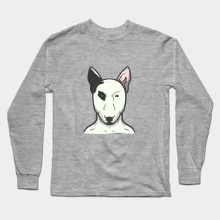 Cute Bull Terrier Dog Long Sleeve T-Shirt